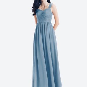 brand new Azazie dusty blue dress